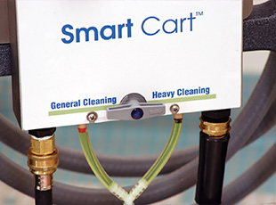 dilution system cleaning cart