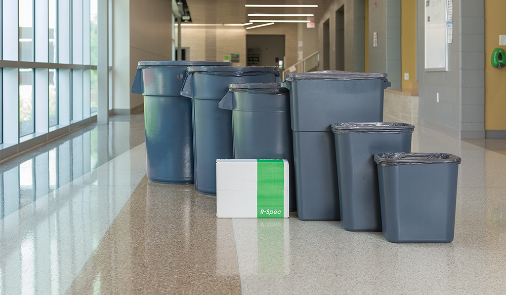 Skyway Supply  Green Recycled Can Liners