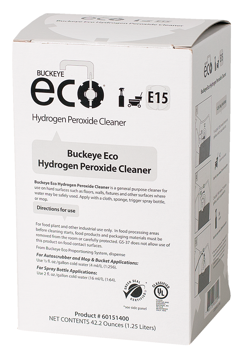 >Buckeye Eco Hydrogen Peroxide Cleaner E15