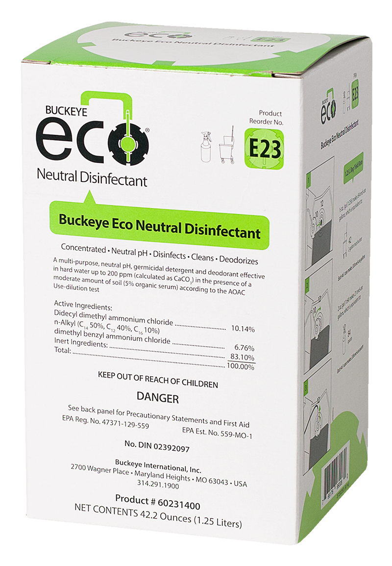 Buckeye Eco Neutral Disinfectant E23 S23