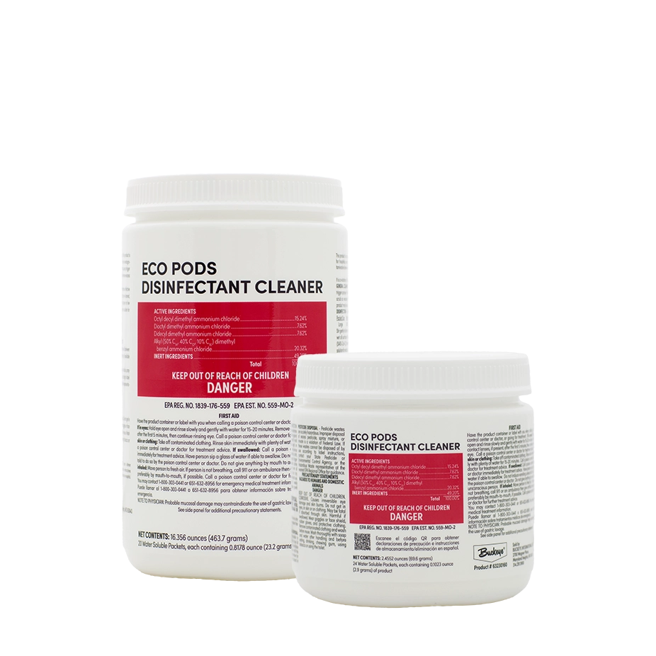 Buckeye Eco Pods Disinfectant Cleaners