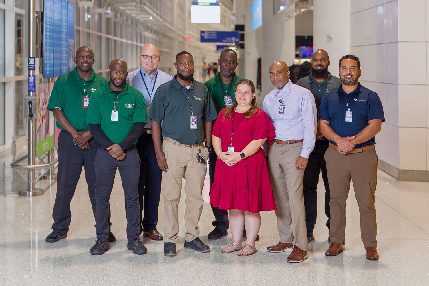 New Orleans Custodial Staff group shot