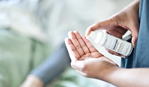 50ml Symmetry Foaming Hand Sanitizer in Hosptial Room